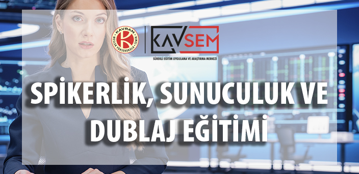 Spikerlik, Sunuculuk ve dublaj eğitimi